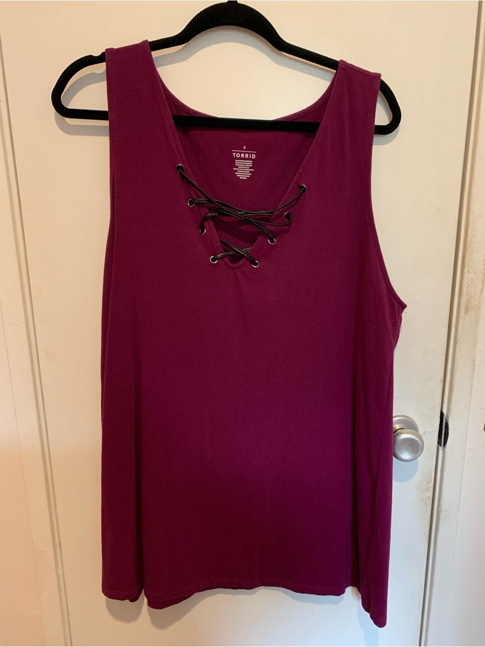Raspberry tank top